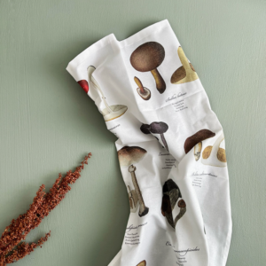 Mushroom Tea Towel/Organic