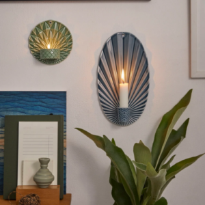 Pipanella Waves Candle Sconce Midnight