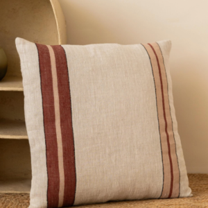 Linen Herringbone Cushion Cover/Terracotta