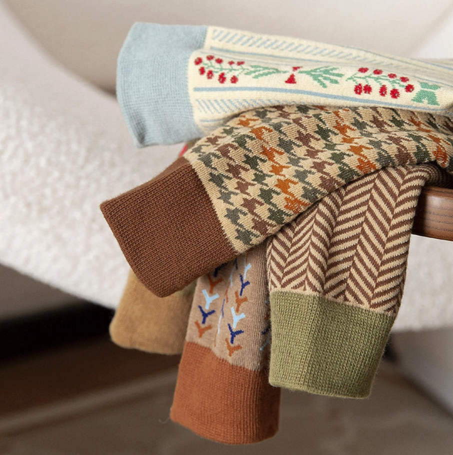 Socks/ Herringbone Cotton - Image 2