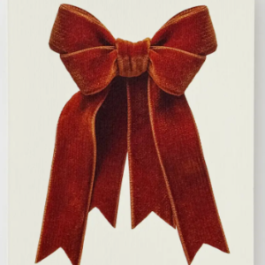 Cards-Chocolate Velvet Bow