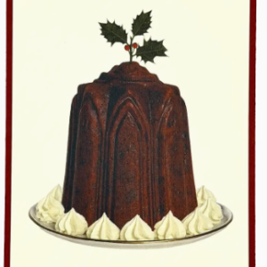 Cards-Christmas Plum Pudding