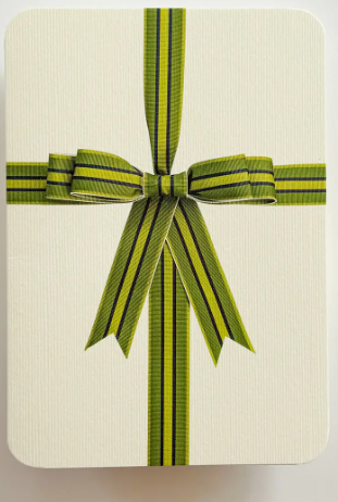 Cards-Green Bow